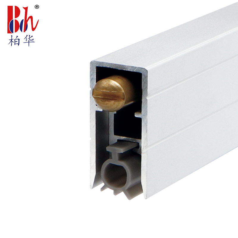 6063 Aluminium Concealed Door Bottom Seal U Shaped For Wooden Door