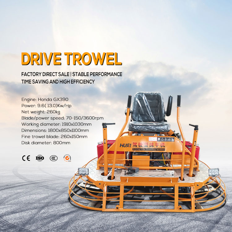 17.06 24.0 Power Helicopter Ride On Trowel for Double Power Concrete Finishing Machine