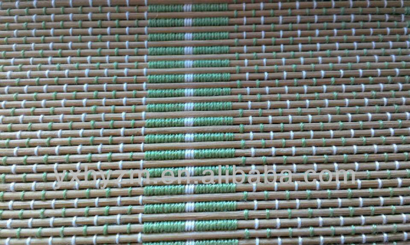 Functional Outdoor Matchstick Roll Up Blinds Roman Style Insect Resistant