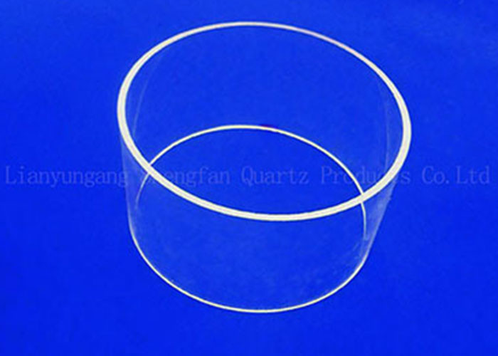Large Diameter Clear 2.2g/Cm3 Fused Silica Tube