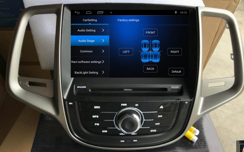 Ouchuangbo car radio gps navi 1080 video android 8.1 for Changan Eado with bluetooth SWC wifi AUX 2GB