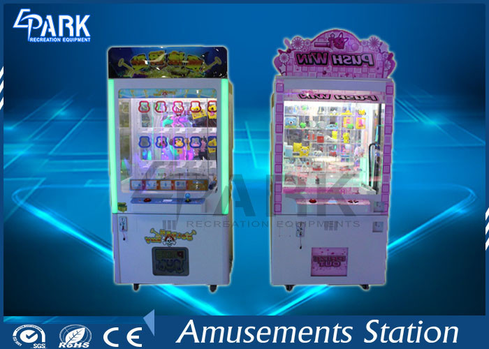 Indoor Toy Crane Machine GSM Module LCD Screen Transparent Tempered Glass