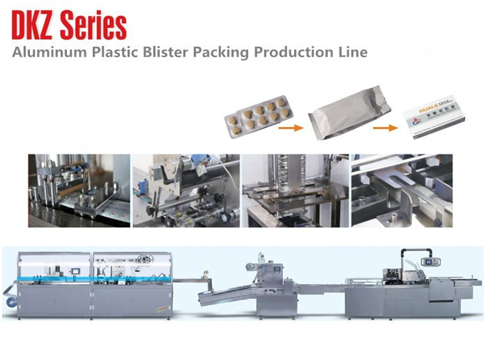 DKZ-250A Aluminum Plastic Blister Carton Packaging Machine Line 380/220V 50HZ