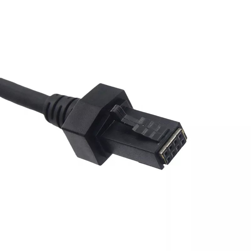 1m Black Straight Pos Machine USB Cable USB To Latch N Lok 2X4 ODM