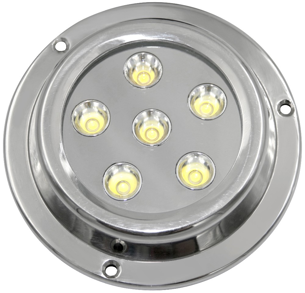 18w 12 Volt LED Marine Lights Pure White Led Boat Dock Lights