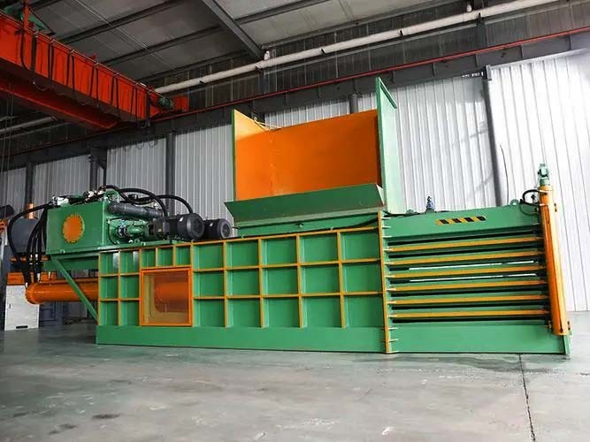 Woven Bag Foam Cardboard Metal Hydraulic Baler Machine Horizontal Baler