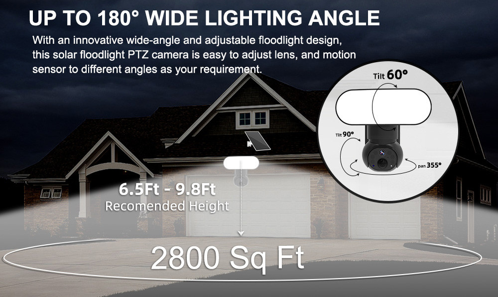 3MP LTE Cellular Security Camera With Local Storage Up To 128G 0.004W Power Standby
