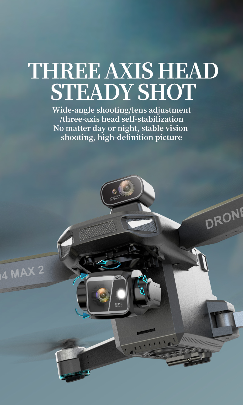 Design Kf104 Max 2 Drone Rc 5g Wifi Drone 4k Professional With Aerial 3-axis Anti-shake Gimbal Obstacle Avoidance Brushless Quadcopter