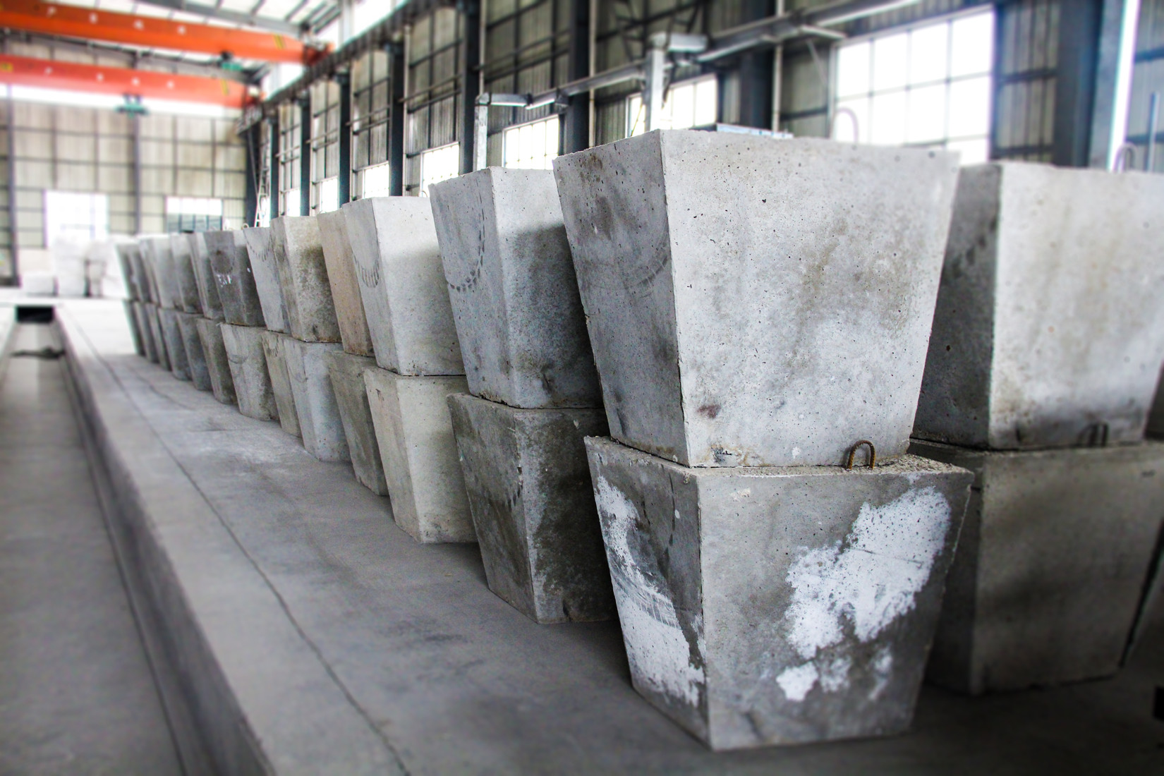 Reduce Steel Spillage Precast Concrete Blocks For Stabilizing Molten Steel Flow