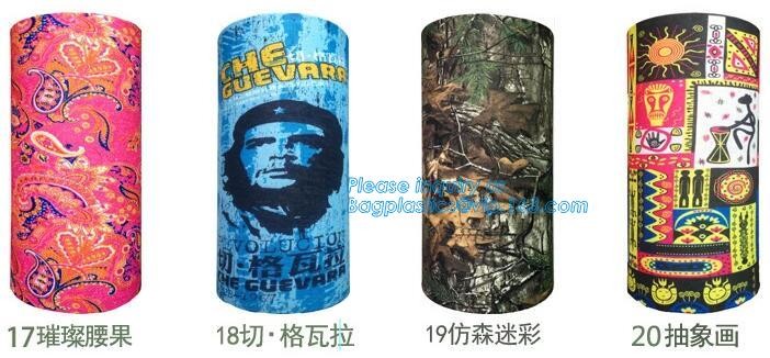 multi choice women head scarf printed colorful face mask custom logo/size bandana,Sport Strapping Seamless Custom Gaiter Whi