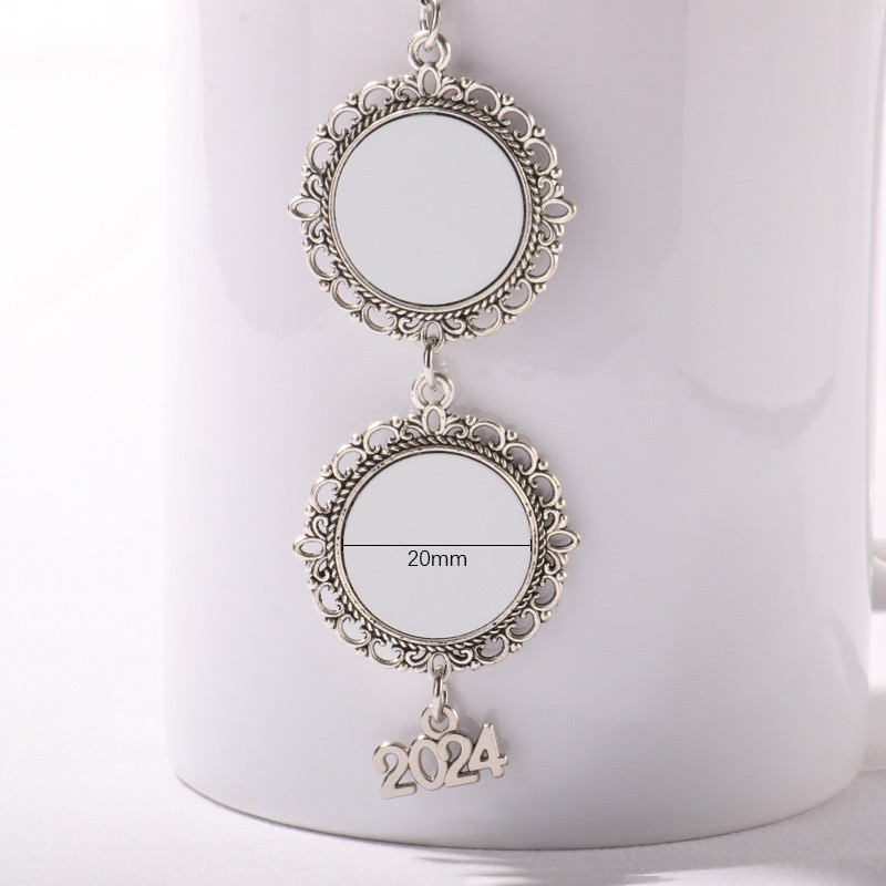 Sublimation Graduation Season Pendant Accessories Blank Sublimation Metal Gift