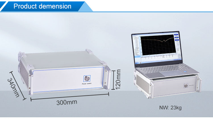 10Hz-10MHz FRA Analyzer with ±20V Output for Transformer Winding Testing