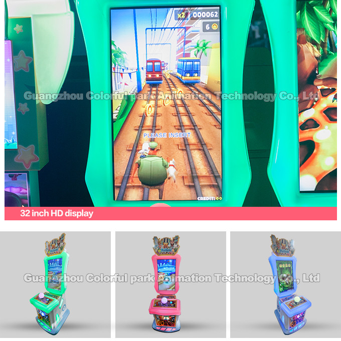 Subway Parkour Video Arcade Game Machine Metro Escape 32 Inch Screen