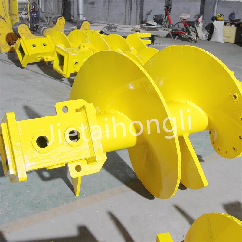 Piling Rig Attachment Rotary Tools Drilling Rig Auger Bucket For Pilling Founadation Construction