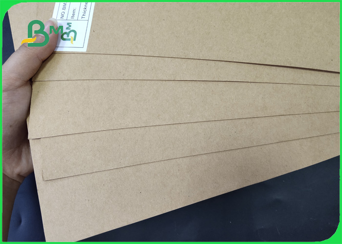 FSC 70 * 100CM Brown Kraft Liner Board Natural ColorTear Resistant In Rolls