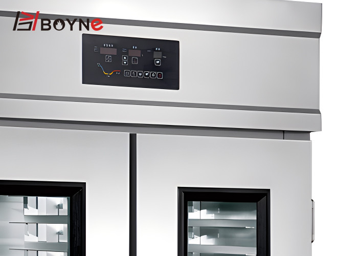 Double Door Fermentation Equipment SS 36 Trays 2~38 Degreed Chiller Proofer Retarder