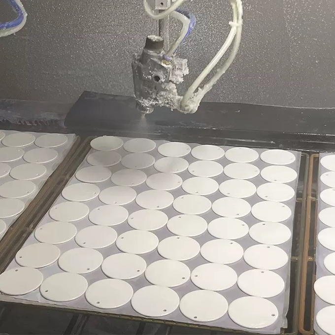 Oval Shape Sublimation Ceramic Tile Blanks DIY Projects Various Size