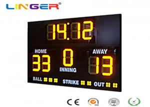 Buy cheap Athletic Digital Baseball Scoreboard , Baseball Electronic Scoreboard Outdoor Type product