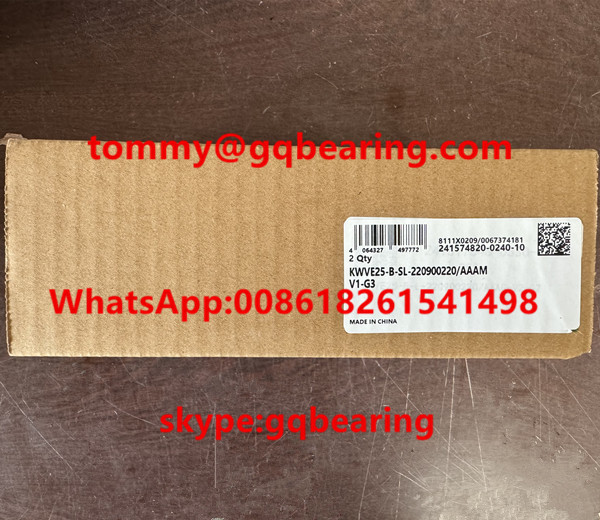KWVE25-B-S-V1-G3 Circulating Ball Bearing Bracket Linear Guideway Carriages 23*48*83mm Machine Linear Guide Slid