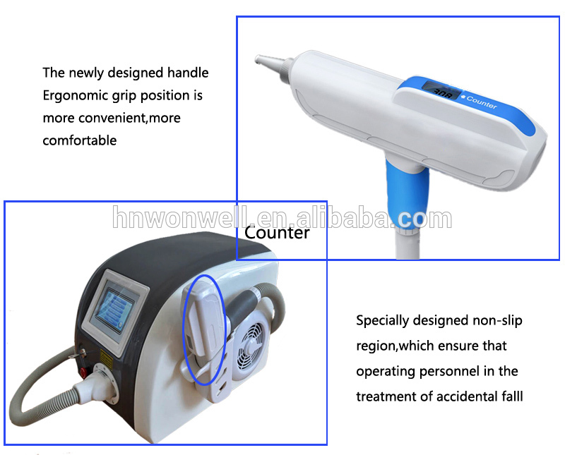 protable Q.switch Nd.yag laser machine for tattoo removal