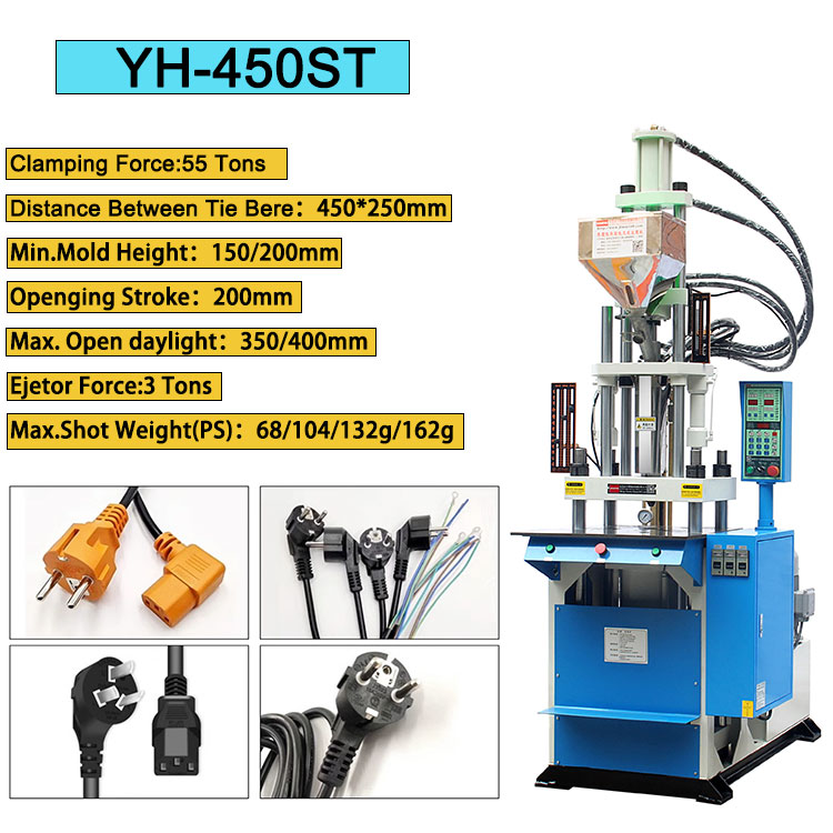 30 kN Ejector Force YH-450ST Plastic Injection Machine Parts for Apple Head Connector