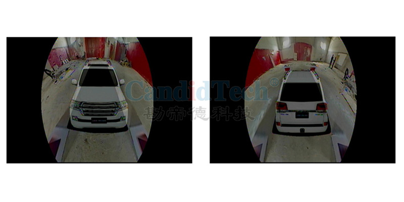 3D around view display for car