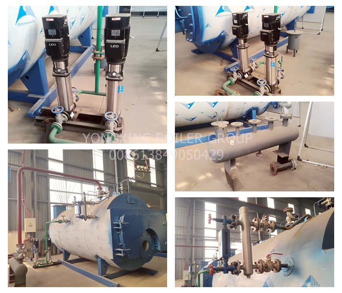 Automatic Natural Gas Fired Steam Boiler For Food And Textile Factory