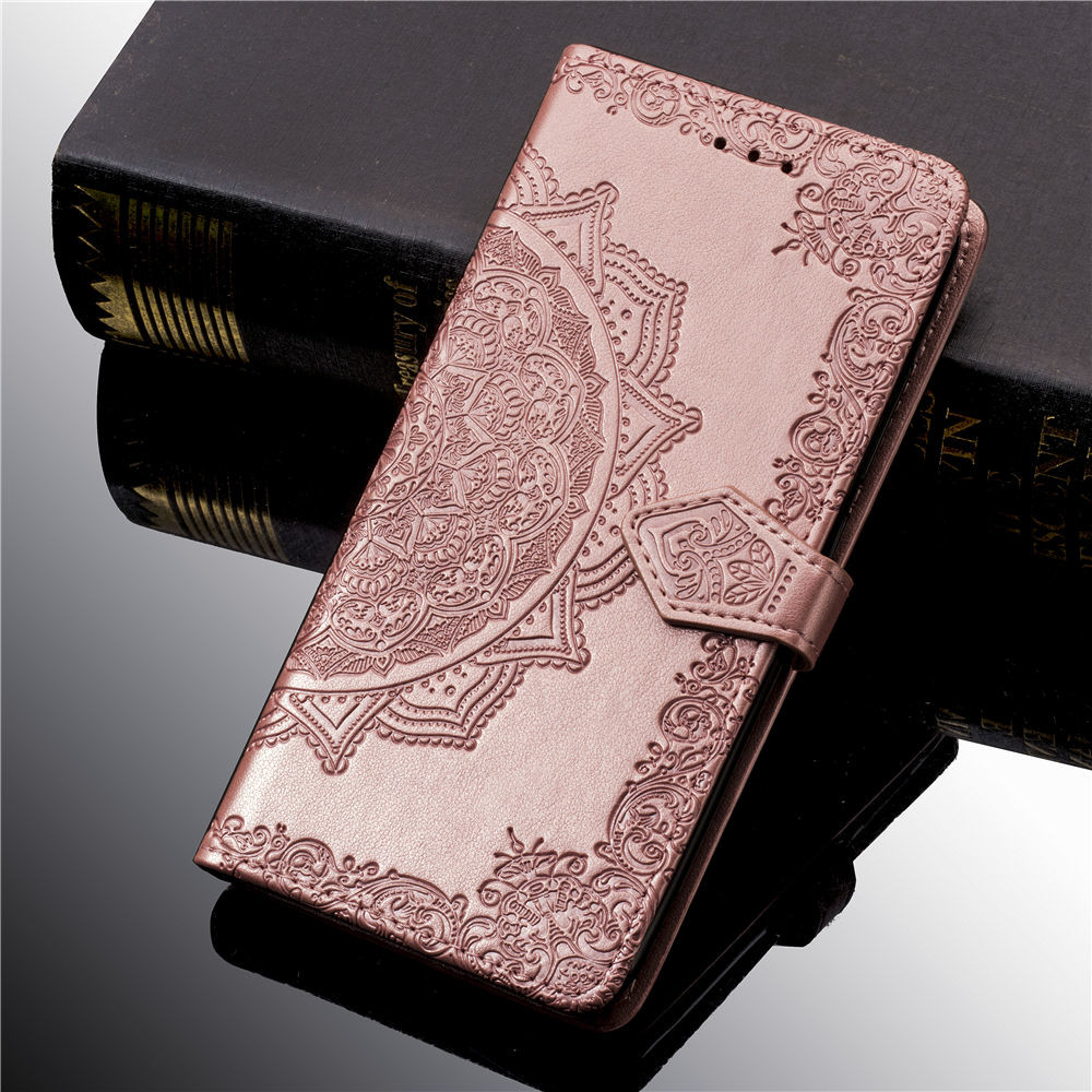 Multi Color Embossed Mandala Phone Flip Case For IphoneXS Max IphoneXR IphoneXS IphoneX Iphone8 Iphone8 Plus Iphone7