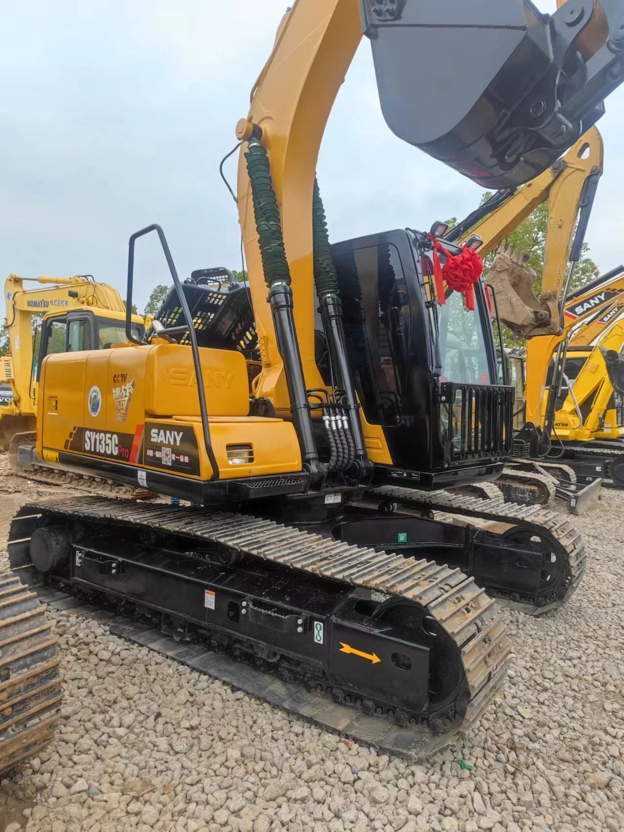 Secondhand SANY Digger SY135C Used 13.5on Small Type Mini Crawler Excavator