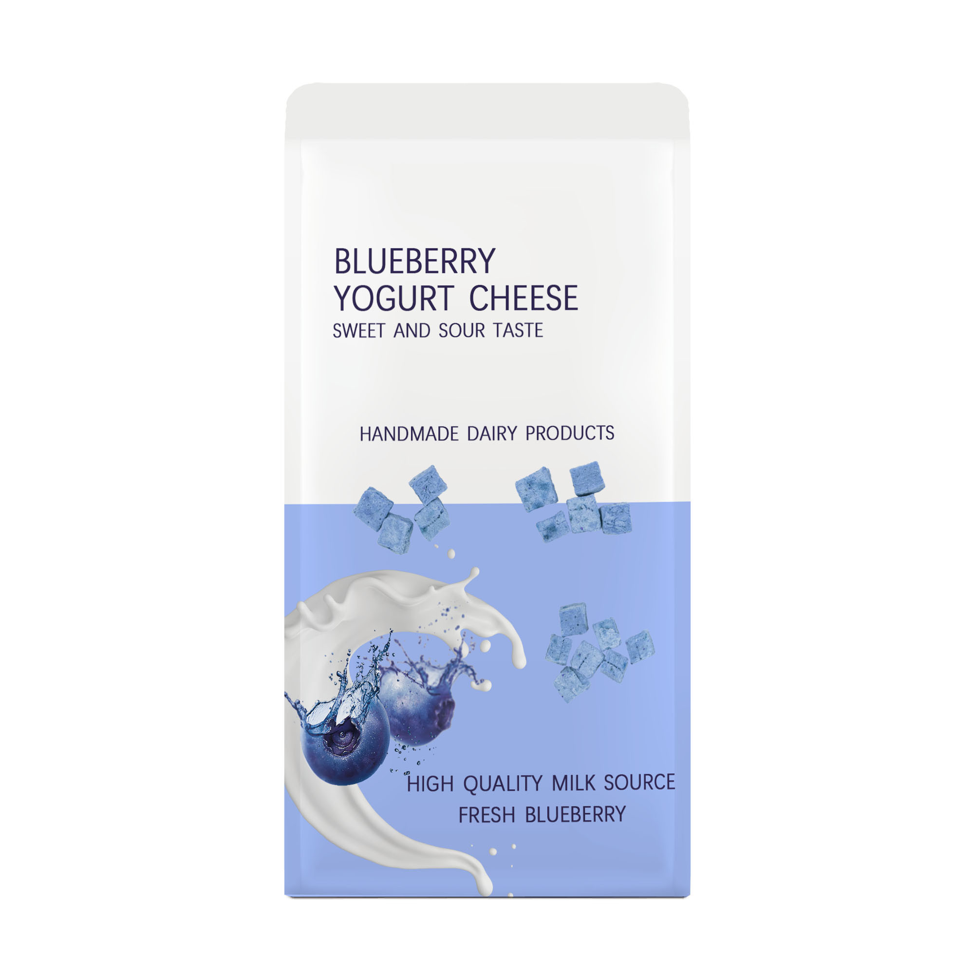 Dairy Products Compostable Biodegradable Packaging Bags 500g Flat Bottom