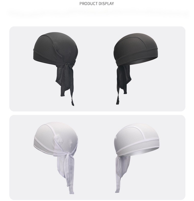 Riding Cap Mountain Bike Road Bike Cycling Solid Color Headscarf Bicycle Sports Cap