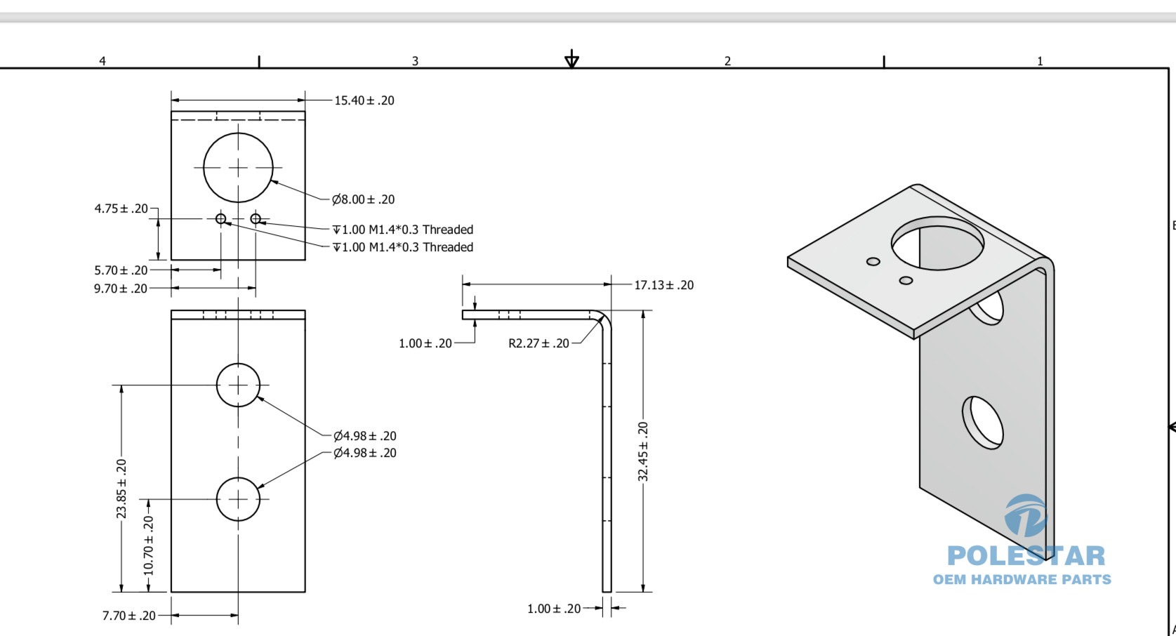 CNC Inside Triangle Gusset Corner Bracket For 4545 Aluminium Profile