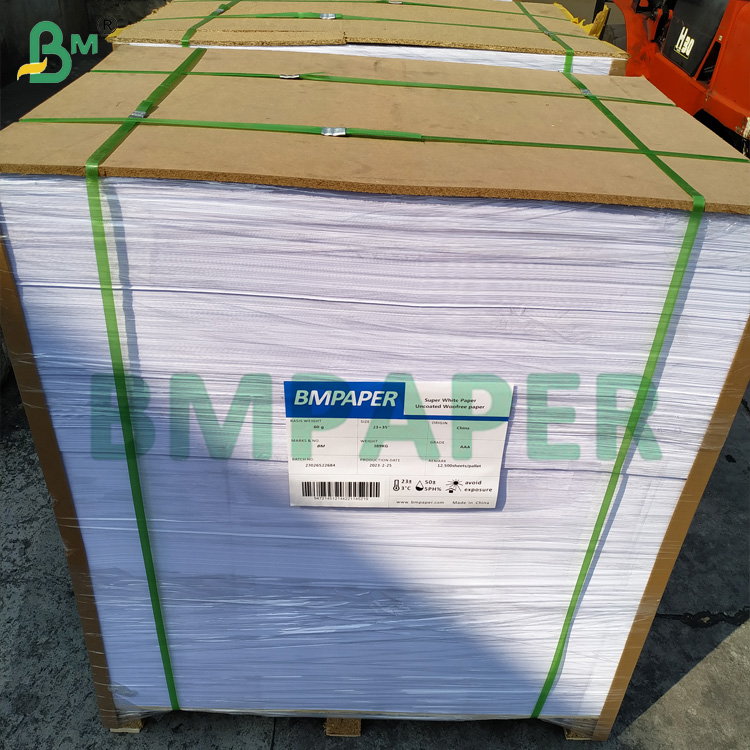 100# Digital Text Paper Smooth Uncoated White Paper 23 X 35 In