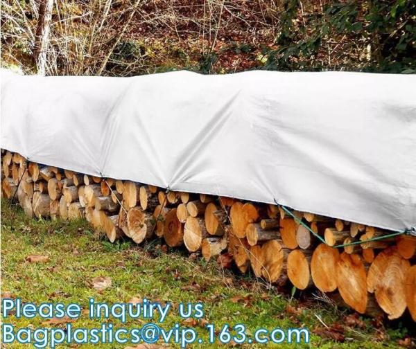 Round Patio Furn Set Cover, Firewood Log Rack Cover, Reusable Outdoor Table