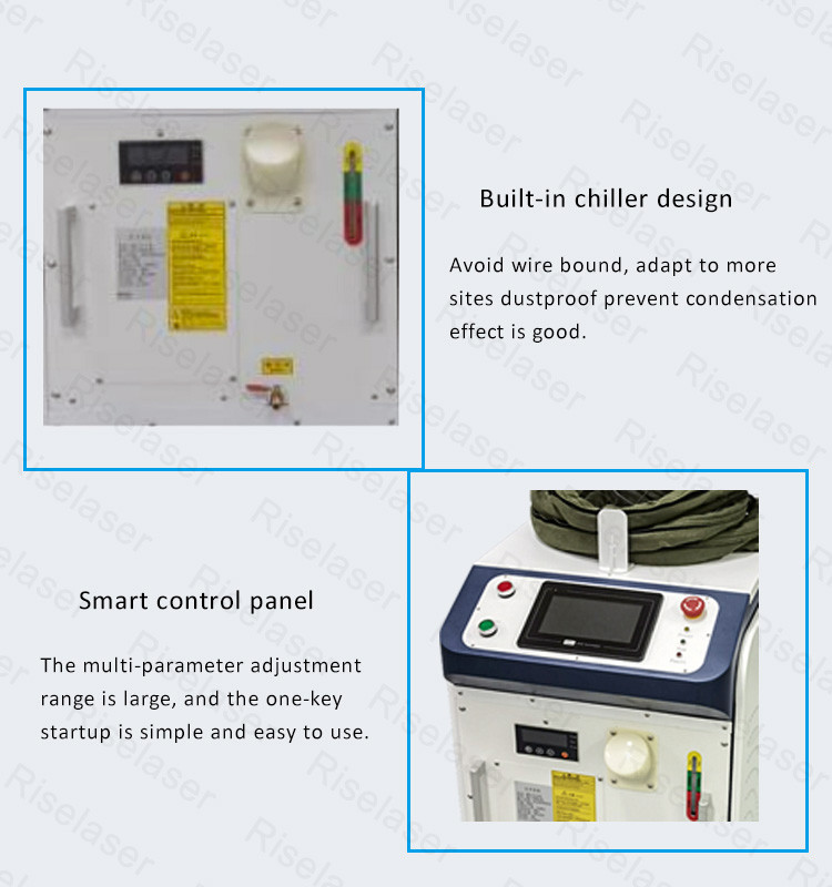 Handheld Laser Soldering Machine 1500w GW CW Fiber Laser For Iron