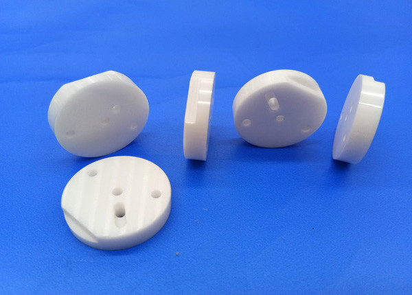 customized high precision white zirconia ceramics industrial disc plates polished components