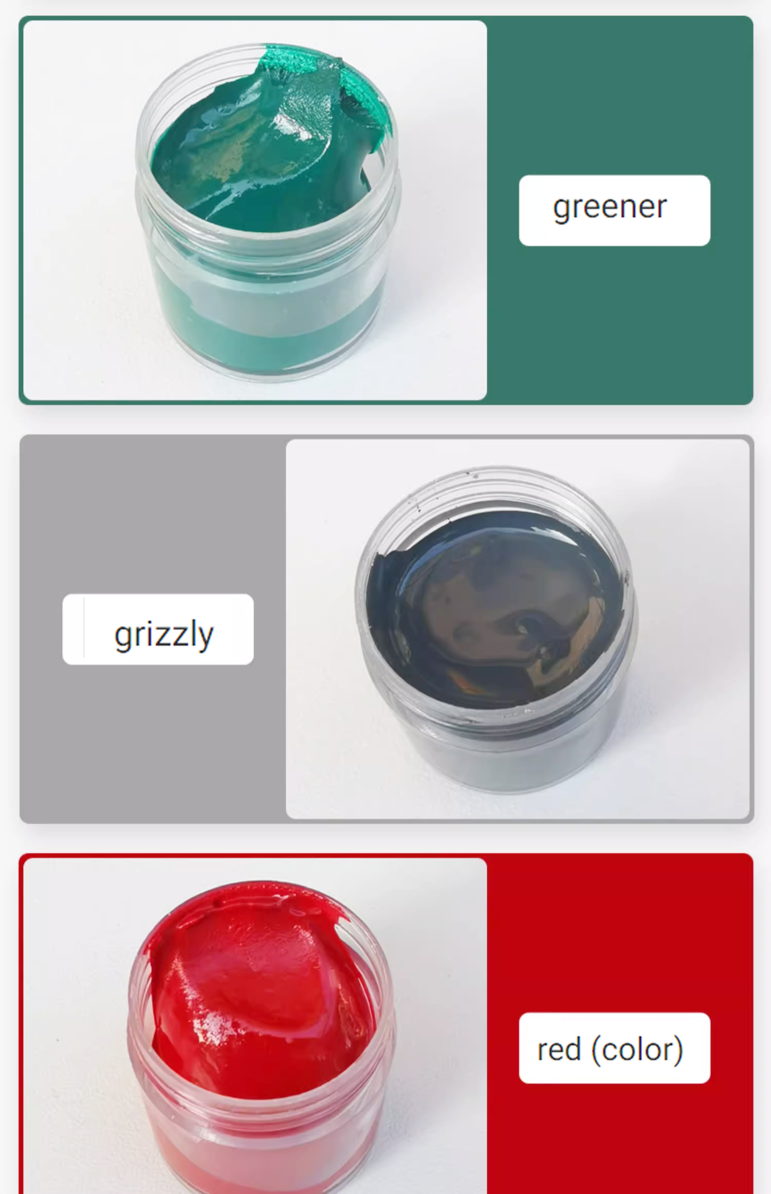 No Fading Red Epoxy Pigment Liquid Resin Pigment For Tile Adhesive Color Mixing