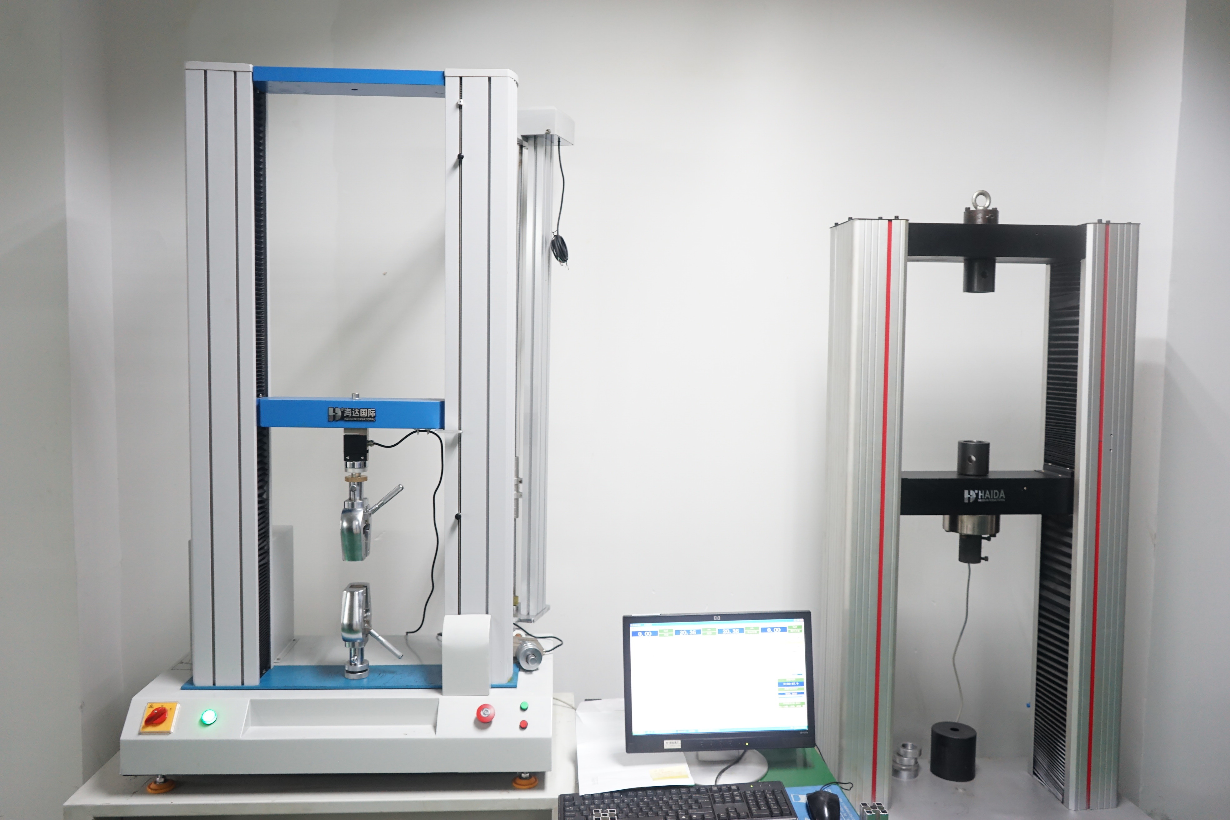 Double Column Tensile Testing Machines for Rubber / Plastic / Fabric Strength Testing