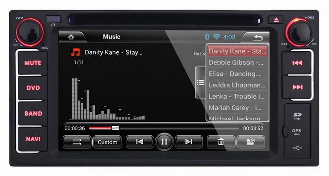 Ouchuangbo Android 4.2 Auto DVD GPS Player for Toyota Echo /Hiace /4runner Navi Multimedia System OCB-8819B