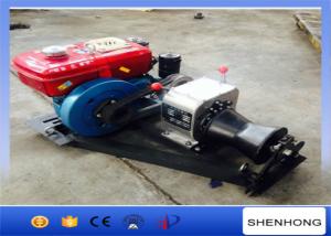 Buy cheap Small Cable Pulling Wire Rope Winch / Engine Powered Winch 5HP Rated load product