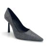 Buy cheap Party Cocktail Black Women Heels Fashionable With Rubber Outsole from wholesalers