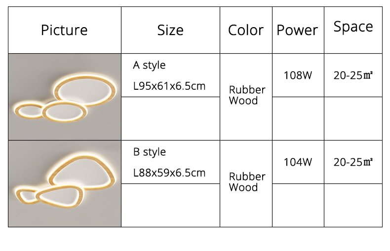 Modern Ceiling Lights Living Room Art dero Cloud round Wooden ceiling lights(WH-WA-50)