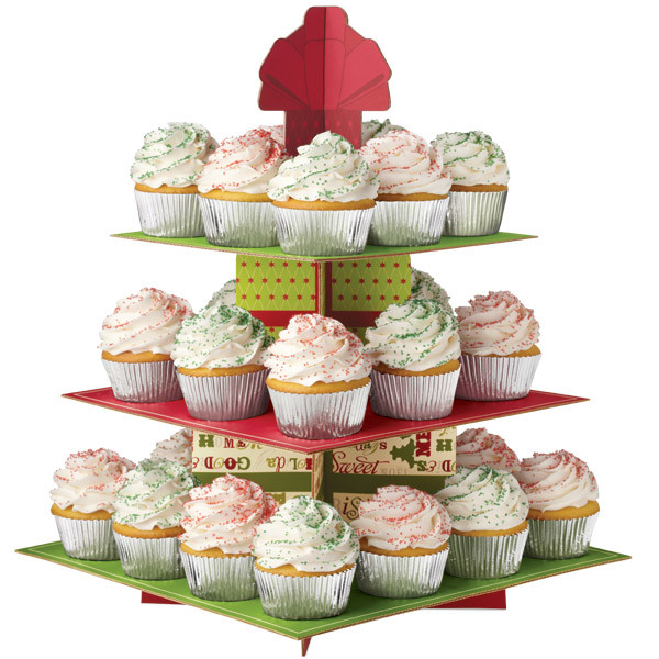 Kids Birthday Decorative Cardboard Cake Stand 3 Tier Type Offset Printing