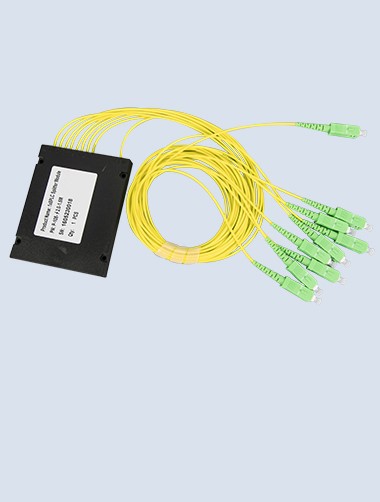 2222 Fast Connect Cassette Type PLC Splitter 1x8 Optical Splitter For FTTH