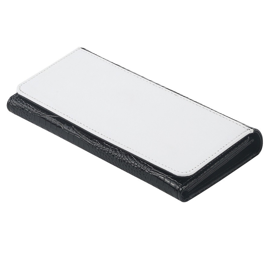 DIY Custom Blank Printable Three Fold Sublimation Crocodile-Print Wallet For Man And Women