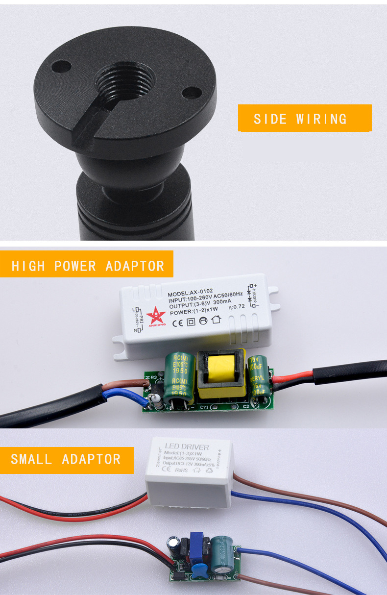 Modern Mini LED Spot Light With Adjustable Head