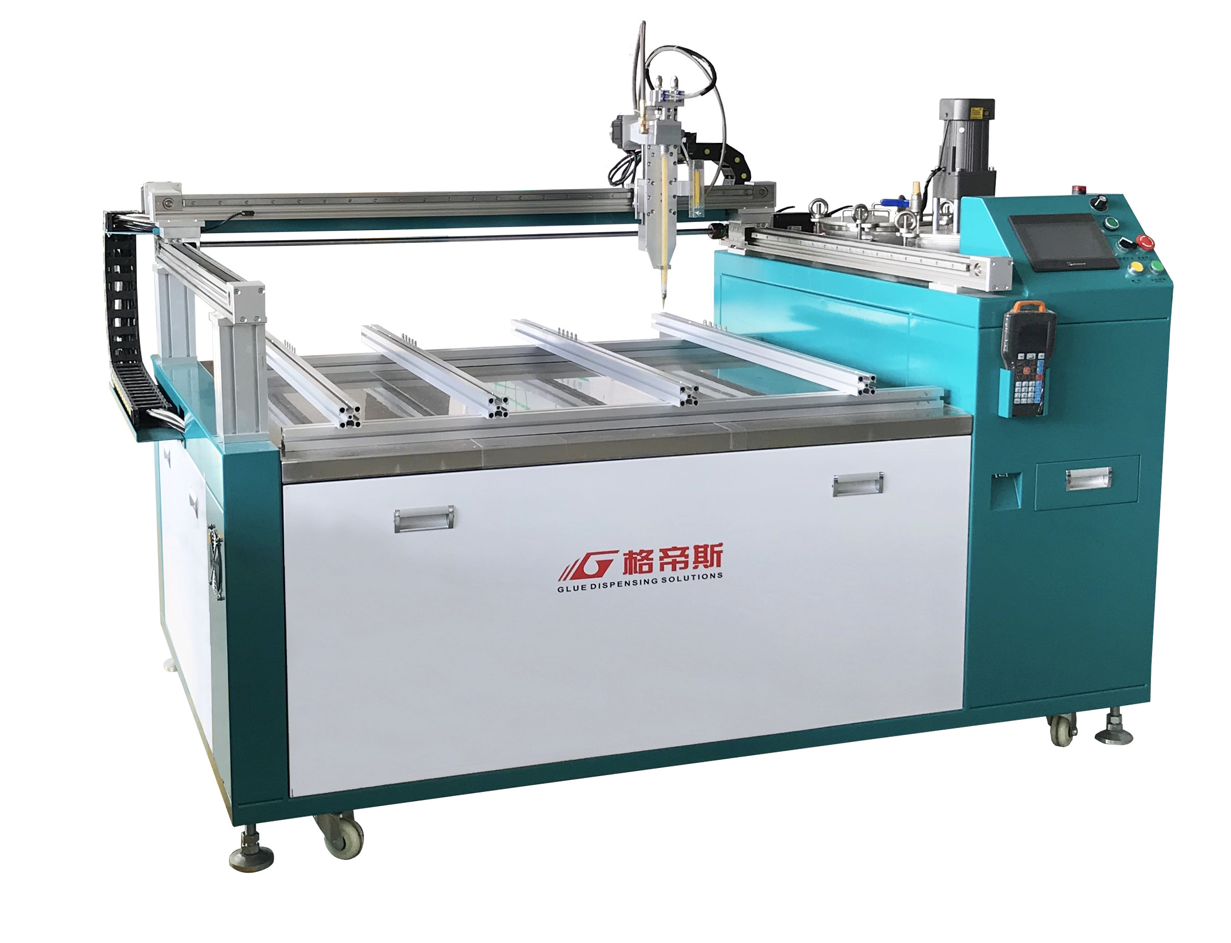 Black Epoxy Dispensing Machines Automated Epoxy Dispensing Systems 2280*1380*1500mm