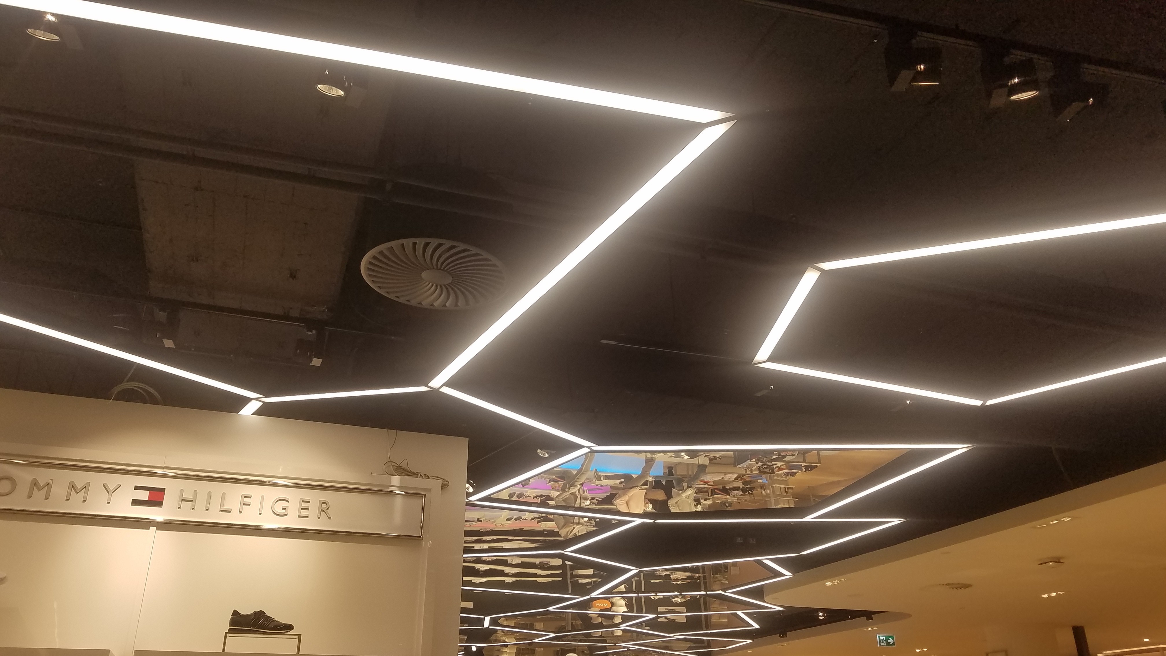 Branch Linear Suspension Lighting Customized LED Light For Office And Home
