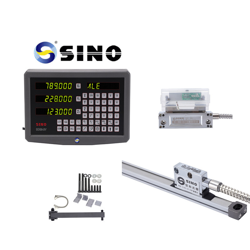 SINO 3 Axis DRO Kit SDS6-3V Digital Readout System With Multifunctional TTL Signal RS232-C Output For Lathe