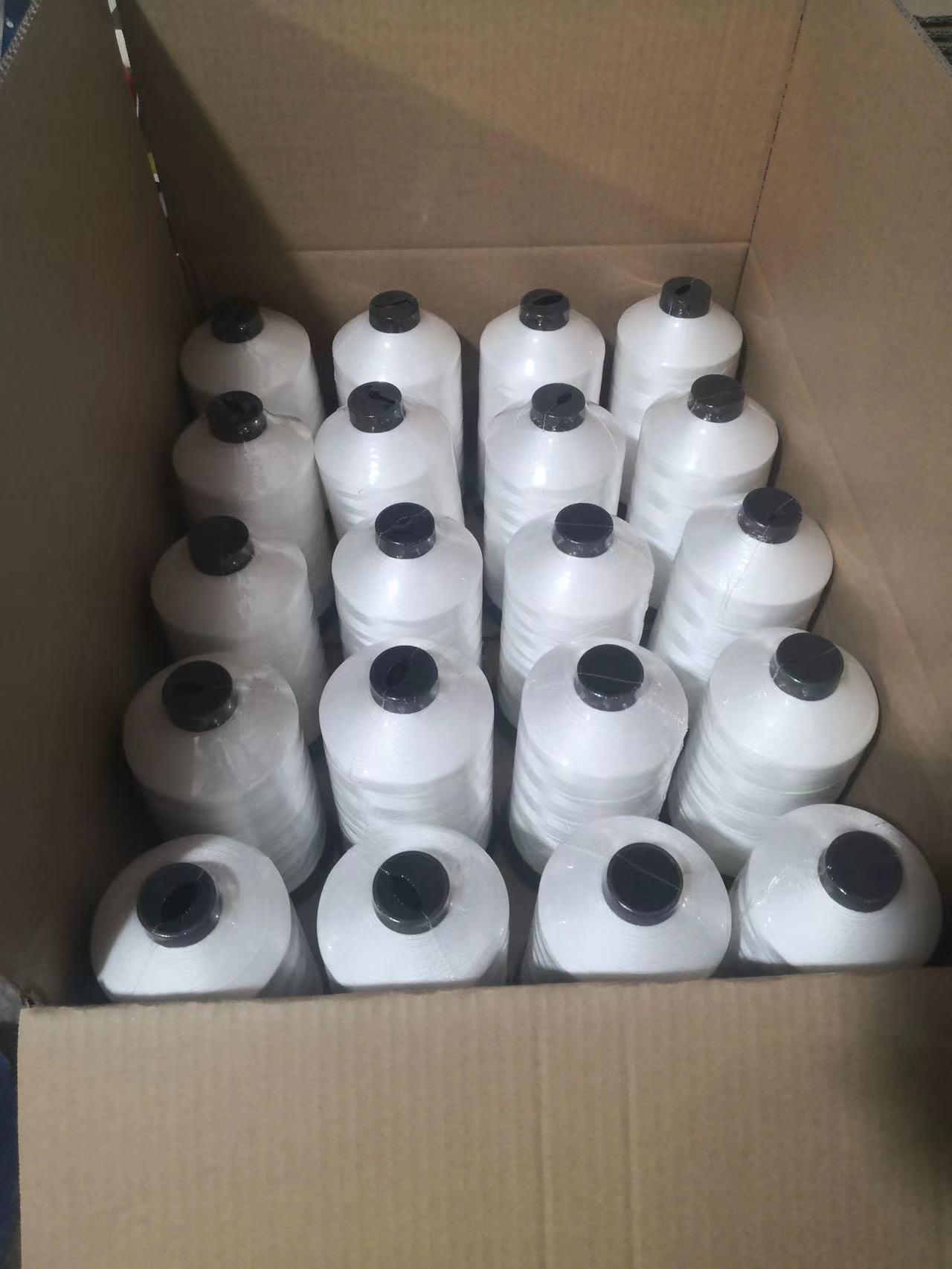 100% Polyester Yarn Kangfa 210D/3 High Strength Sewing Thread for Quilting Mattress